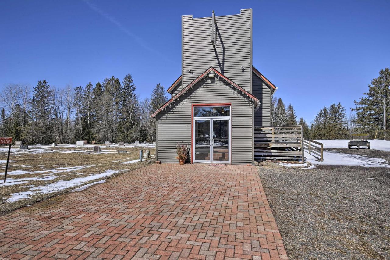 Renovated Historic Church Along Namekagon River! Seeley Eksteriør billede