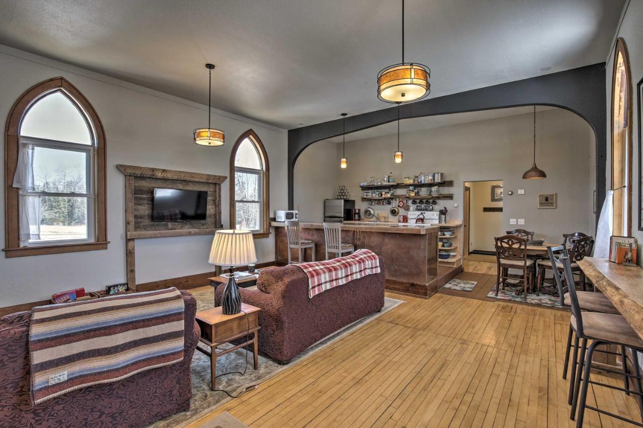 Renovated Historic Church Along Namekagon River! Seeley Eksteriør billede