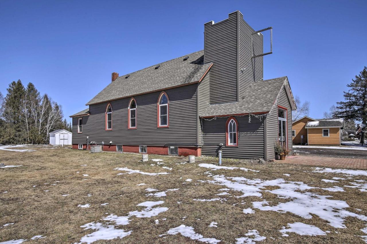 Renovated Historic Church Along Namekagon River! Seeley Eksteriør billede